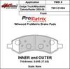 Pad Set, Promatrix, D1084